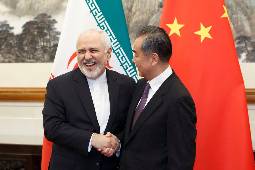 Chinese Foreign Minister Wang Yi meets Iranian Foreign Minister Mohammad Javad Zarif at Diaoyutai State Guesthouse in Beijing, China, May 17, 2019. u00e2u20acu201d Reuters pic
