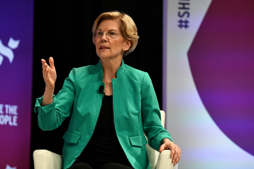 2020 Democratic presidential candidate Elizabeth Warren participates in the She the People Presidential Forum in Houston, Texas, US April 24, 2019. u00e2u20acu201d Reuters pic