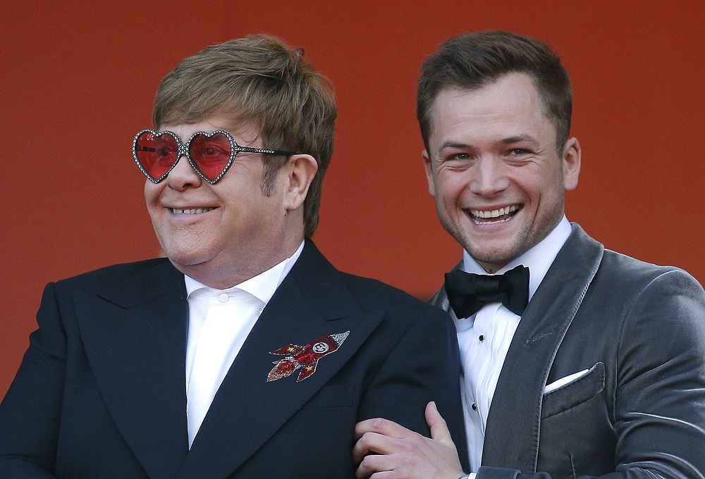 Elton John poses with Taron Egerton at the screening for u00e2u20acu02dcRocketmanu00e2u20acu2122 at the 72nd Cannes Film Festival in Cannes, France May 16, 2019. u00e2u20acu201d Reuters pic  