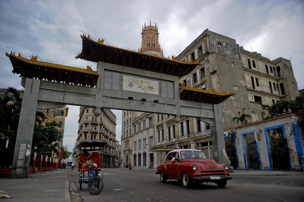 View of the entrance of the Chinese neighbourhood in Havana April 11, 2019. u00e2u20acu2022 AFP pic       