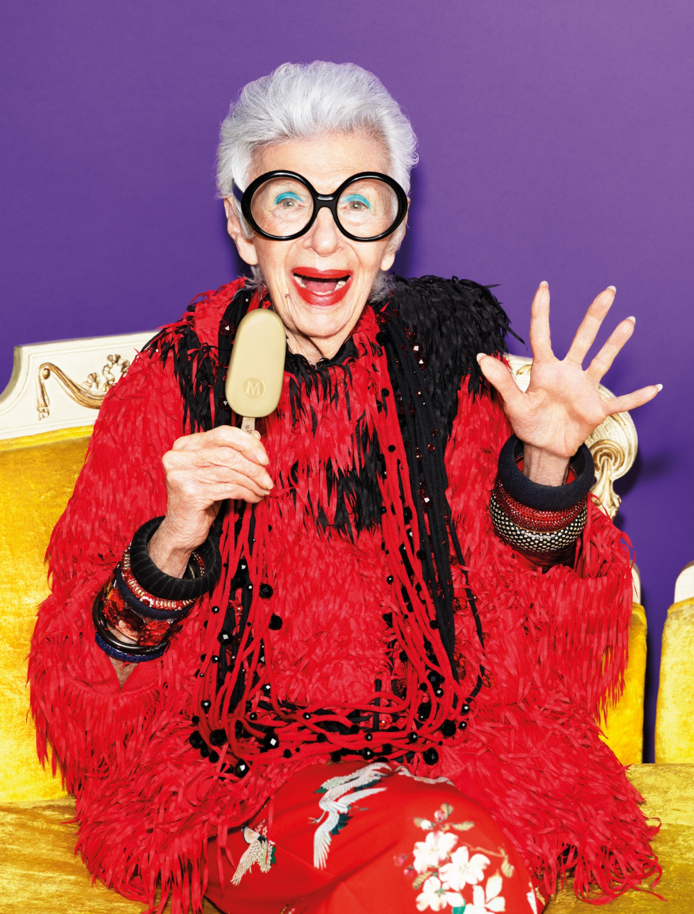Iris Apfel is the new Magnum muse. u00e2u20acu201d Picture courtesy of Mert Alas and Marcus Piggott for Magnum via AFP-Relaxnews 
