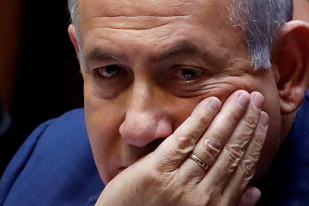 Israeli Prime Minister Benjamin Netanyahu sits at the plenum at the Knesset, Israelu00e2u20acu2122s parliament, in Jerusalem May 30, 2019. u00e2u20acu201d Reuters pic