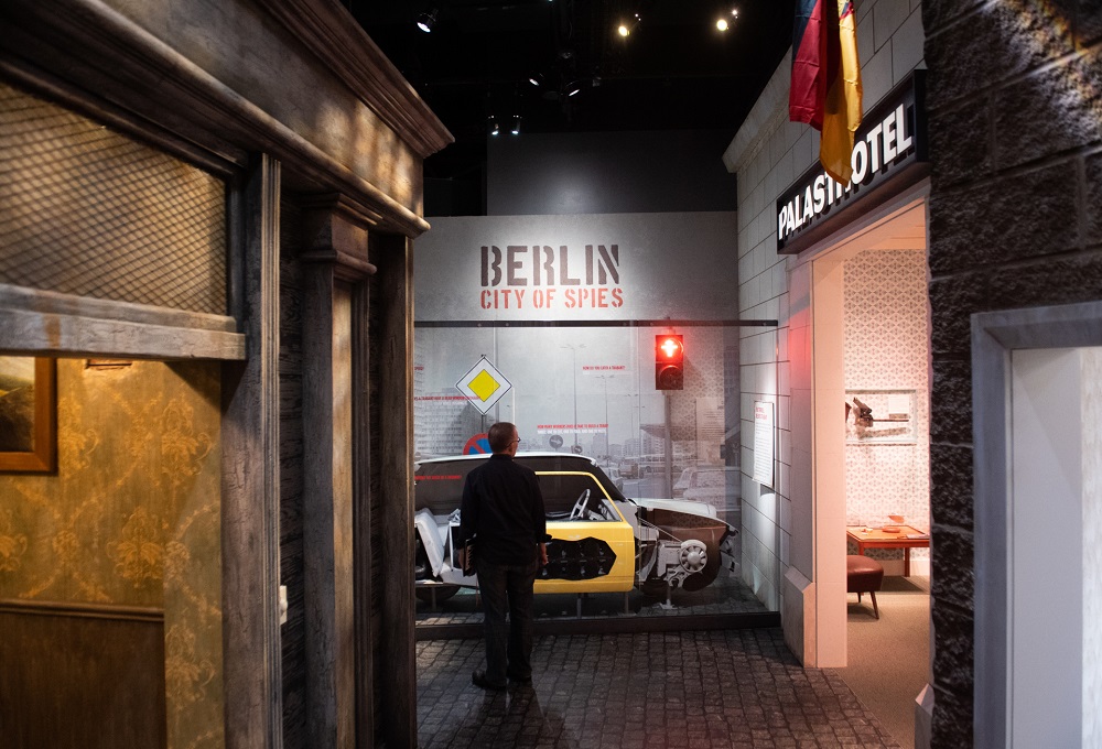 An exhibit on East Berlin at the new International Spy Museum. u00e2u20acu2022 AFP pic       