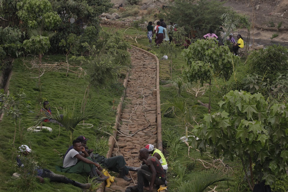 Komb Green Solutions Open Space in Korogocho, Kenya March 27, 2019. u00e2u20acu2022 Thomson Reuters Foundation pic