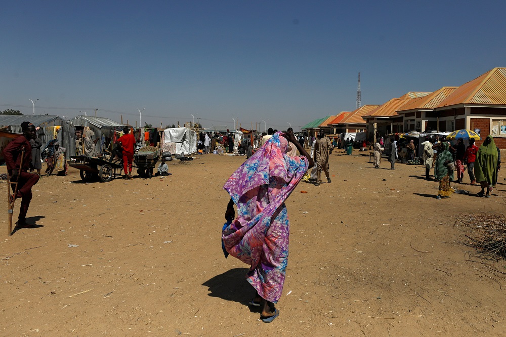 A woman walks at the Teachersu00e2u20acu2122 Village IDP camp in Maiduguri, Nigeria January 16, 2019. u00e2u20acu201d Reuters pic