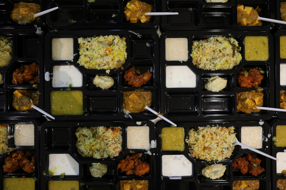 Food prepared for ‘iftar’ at the GuruNanak Darbar Sikh temple, during the Muslim holy month of Ramadan in Dubai, United Arab Emirates May 23, 2019. — Reuters pic 