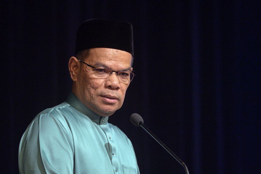 Datuk Seri Saifuddin Nasution Ismail speaks at Yapeim's Inspirasi Ramadan event in Putrajaya May 29, 2019. u00e2u20acu201d Picture by Mukhriz Hazim