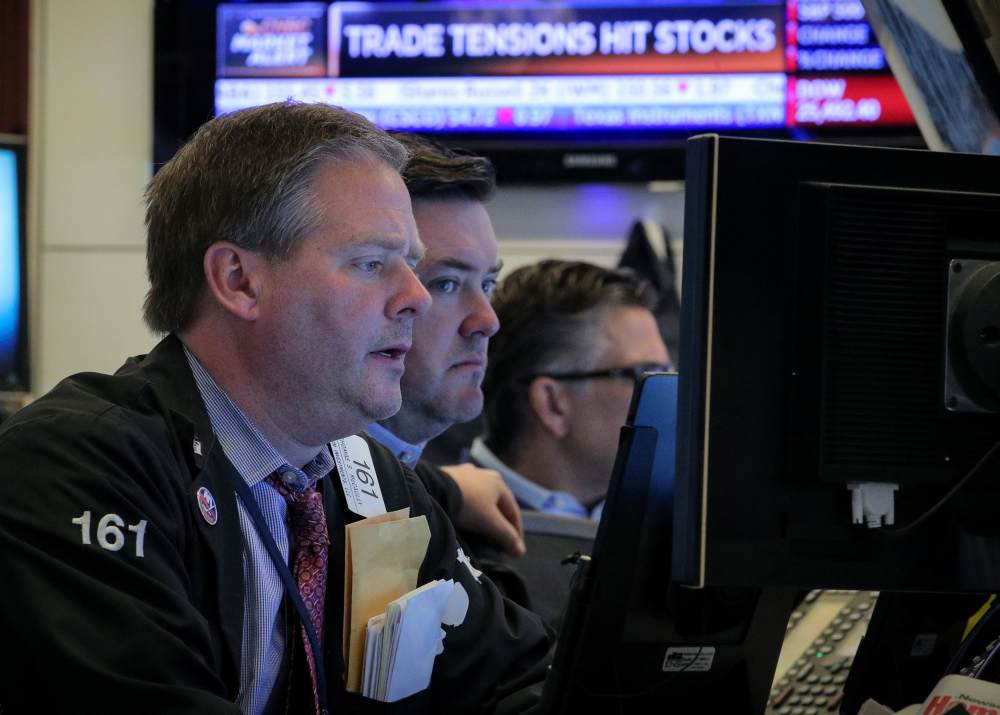 Traders work on the floor at the New York Stock Exchange (NYSE) in New York May 24, 2019. u00e2u20acu2022 Reuters pic