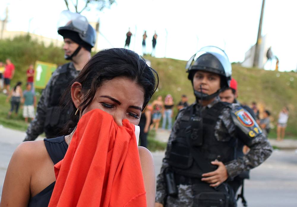 A relative of an inmate reacts in front of a prison complex in the Brazilian state of Amazonas after prisoners were found strangled to death in four separate jails May 27, 2019. u00e2u20acu201d Reuters pic