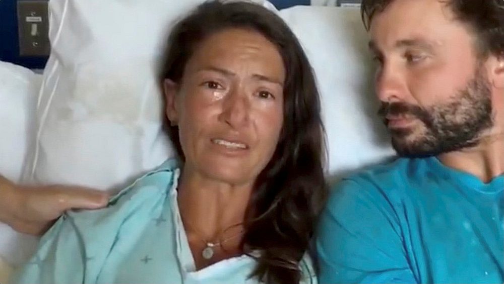 Rescued Amanda Eller, a yoga instructor who went missing for 17 days while hiking in Maui's Makawao Forest Reserve, speaks from her hospital bed at Maui Memorial Medical Center in Hawaii May 25, 2019 u00e2u20acu201d Reuters pic