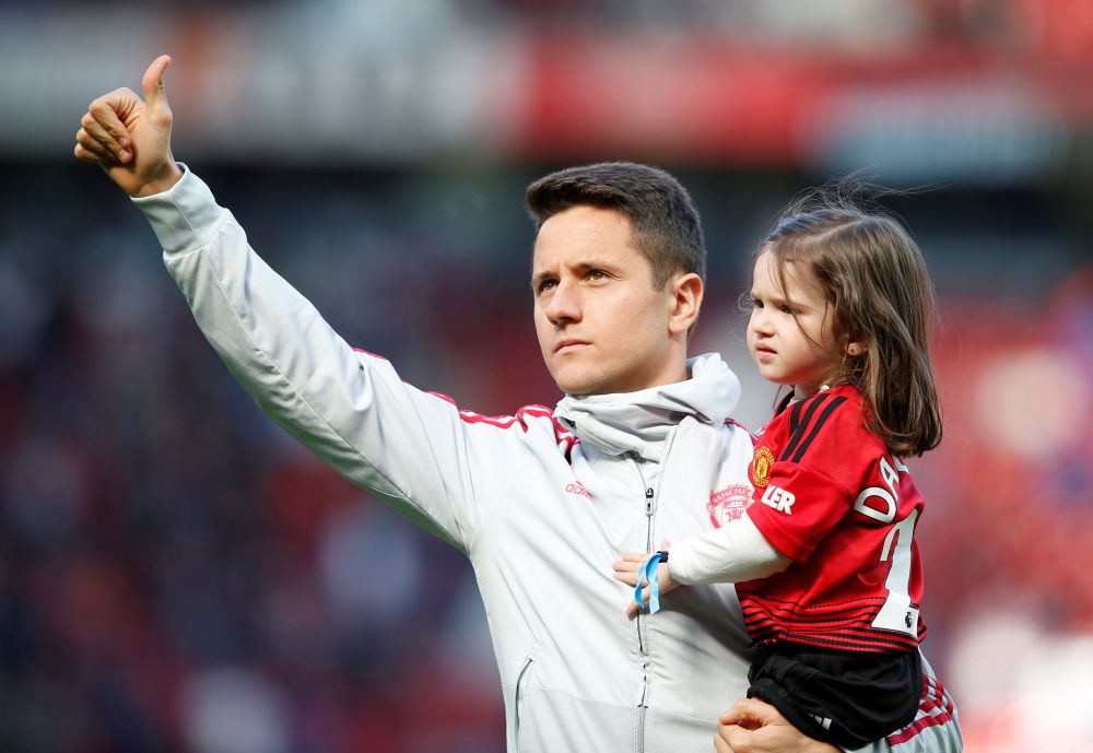 Manchester Unitedu00e2u20acu2122s Ander Herrera gestures to fans after the match against Cardiff. u00e2u20acu201d Reuters picnn