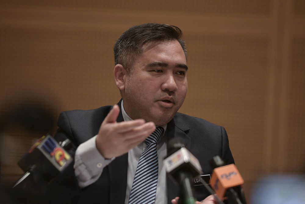 Transport Minister Anthony Loke speaks during a press conference after chairing the National Shipping and Port Council meeting at the Putrajaya International Convention Centre May 2, 2019. u00e2u20acu201d Picture by Shafwan Zaidon