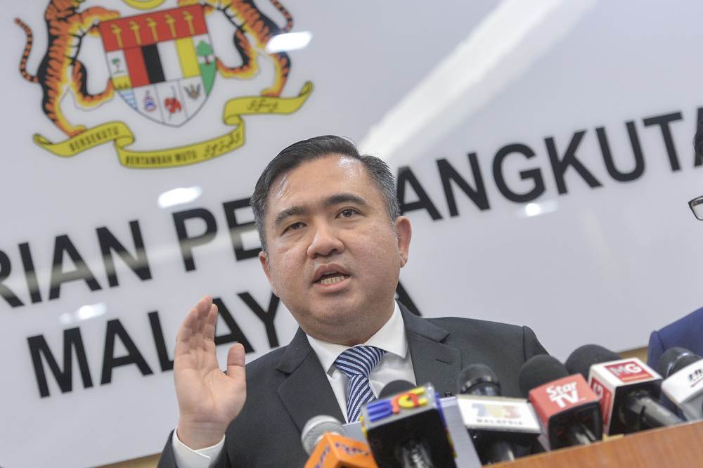 Transport Minister Anthony Loke speaks during a press conference in Putrajaya May 9, 2019. u00e2u20acu2022 Picture by Mukhriz Hazim
