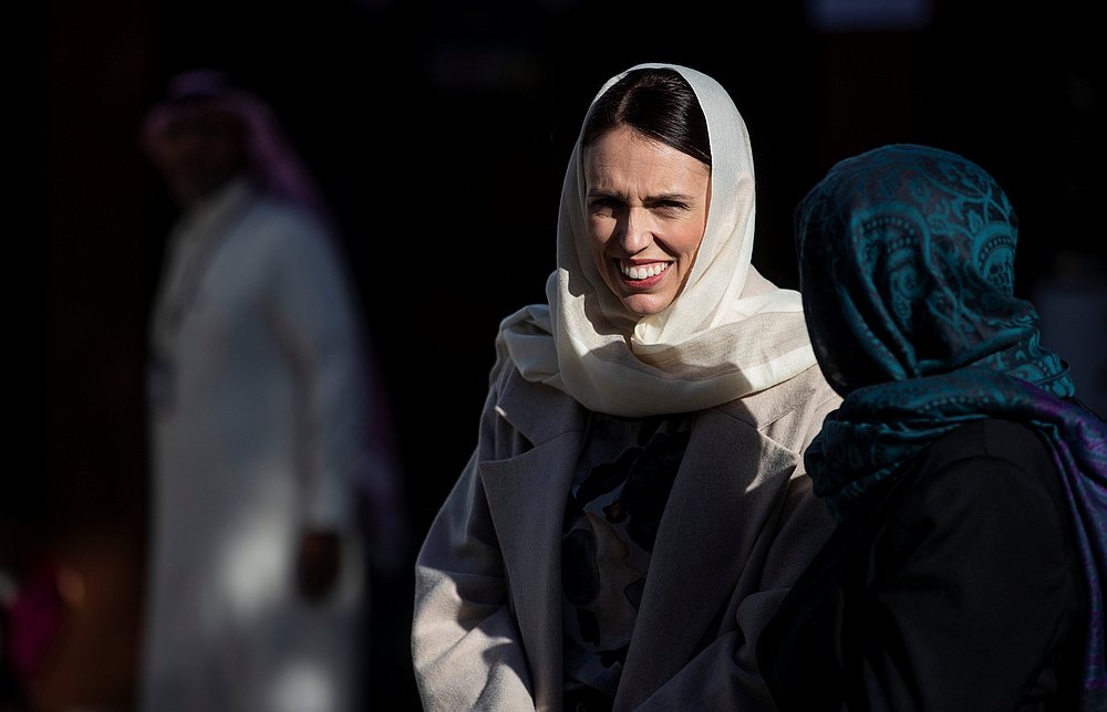 New Zealand's Prime Minister Jacinda Ardern visits Masjid Al Noor in Christchurch March 26, 2019. u00e2u20acu201d Joseph Johnson/pool pic via Reuters