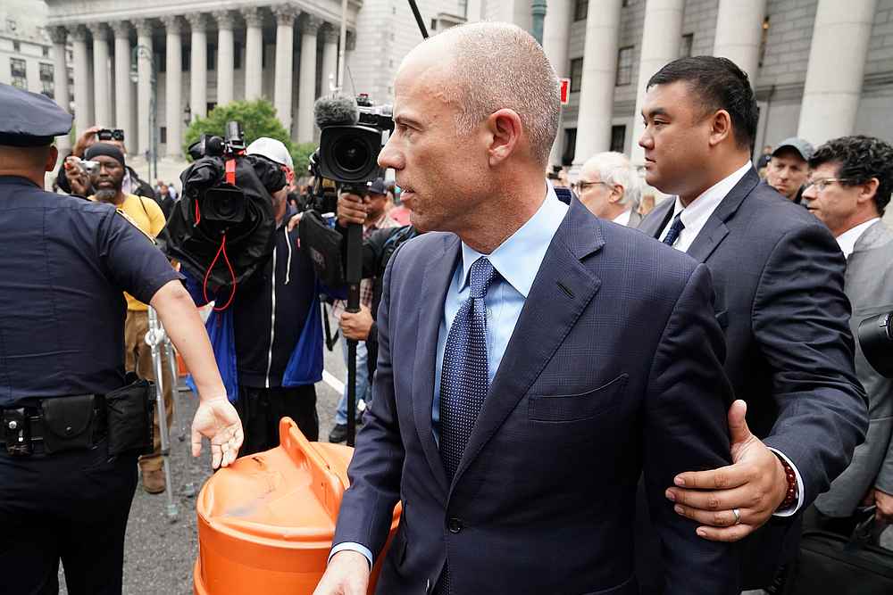 Lawyer Michael Avenatti departs federal court in the Manhattan borough of New York May 28, 2019. u00e2u20acu201d Reuters pic