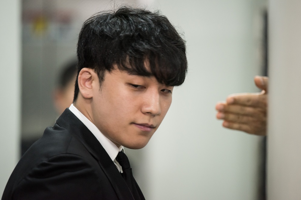 Former BIGBANG boyband member Seungri, real name Lee Seung-hyun, arrives at the High Court in Seoul May 14, 2019. u00e2u20acu201d AFP pic