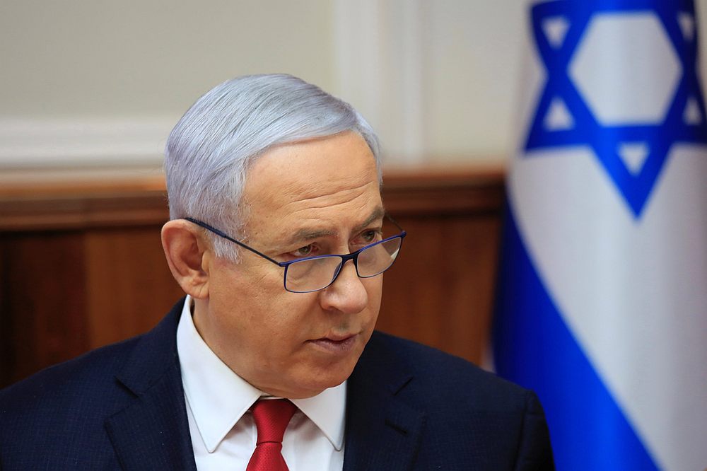 Israeli Prime Minister Benjamin Netanyahu speaks during the weekly cabinet meeting in Jerusalem May 19, 2019. u00e2u20acu201d Ariel Schalit/Pool pic via Reuters