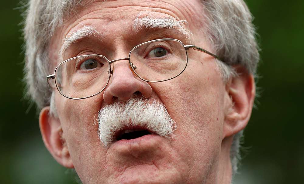 US National Security Adviser John Bolton speaks to reporters at the White House in Washington May 1, 2019. u00e2u20acu201d Reuters pic