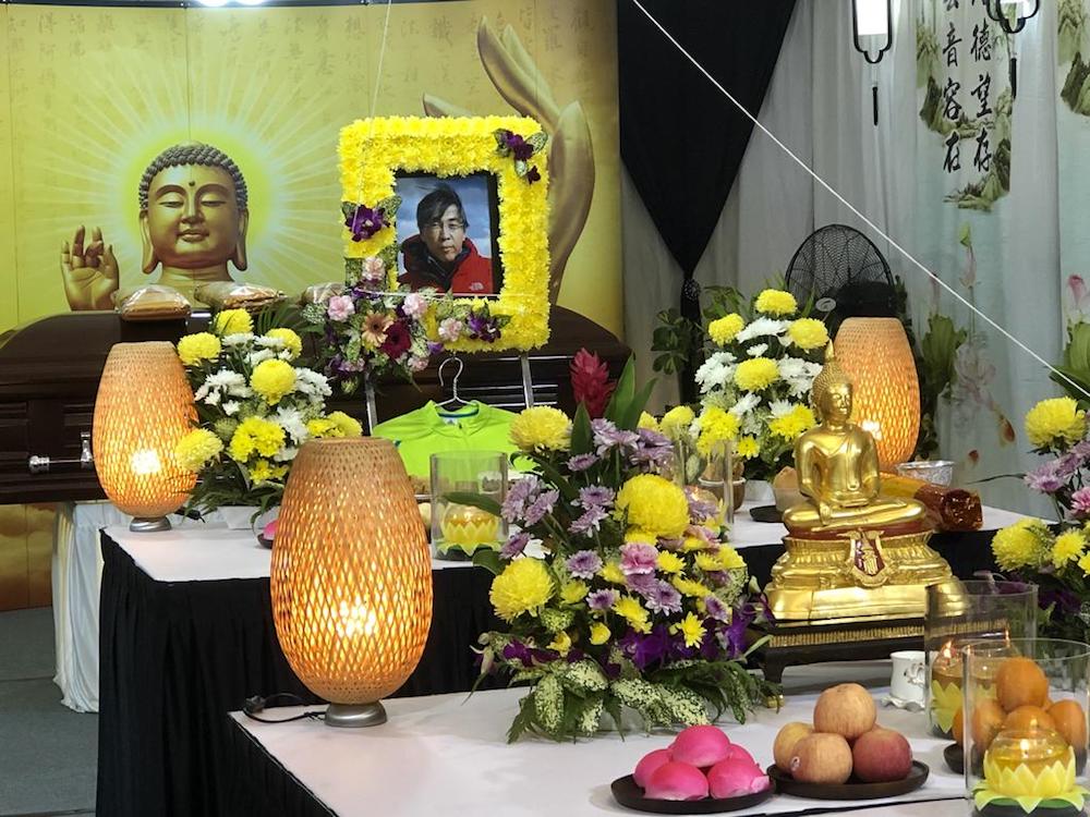 Friends and family members turned up on Thursday, May 2, 2019, at Dr Chinu00e2u20acu2122s wake u00e2u20acu201d held at a Buddhist temple in Bukit Merah u00e2u20acu201d to pay their last respects. u00e2u20acu201d TODAY pic