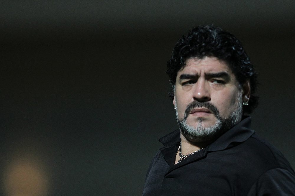 Argentinean football legend and coach Diego Maradona u00e2u20acu201d AFP pic