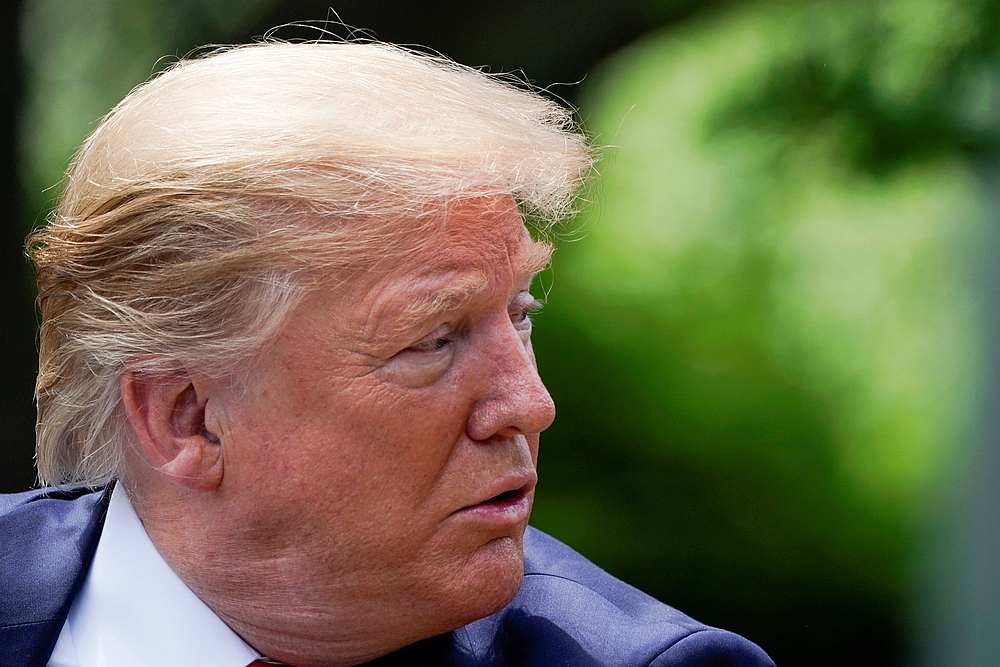 US President Donald Trump during a presentation in the Rose Garden of the White House in Washington May 6, 2019. u00e2u20acu201d Reuters pic