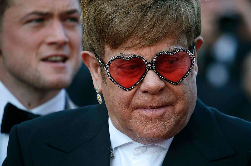 Elton John during the Red Carpet Arrivals for the screening of Rocketman at the Cannes Film Festival May 16, 2019. u00e2u20acu201d Reuters pic