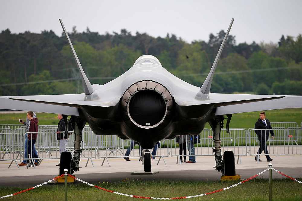 A Lockheed Martin F-35 aircraft at the ILA Air Show in Berlin April 25, 2018. u00e2u20acu201d Reuters pic