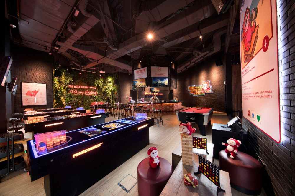 RedTail by Zouk gaming bar offers guests various entertaining games including Giant Connect, Beer Pong, Arcades and Pool. ― Picture courtesy of Resorts World Genting