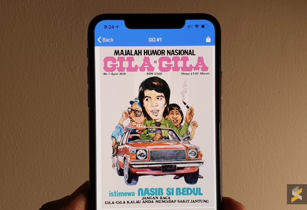 Fans can enjoy Gila-Gila comics on their smartphones and tablets. u00e2u20acu201d Picture via SoyaCincau