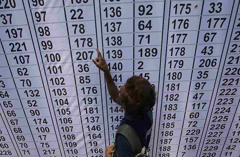 A polling officer checks a polling station list before collecting election material at a distribution centre in Howrah on the outskirts of Kolkata, India May 5, 2019. u00e2u20acu201d Reuters pic