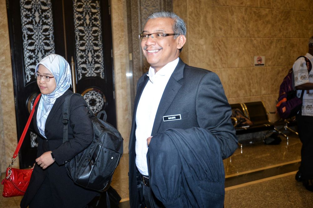 Lawyer Masri Mohd Daud is pictured at the Palace of Justice in Putrajaya May 10, 2019. u00e2u20acu201d Picture by Shafwan Zaidon