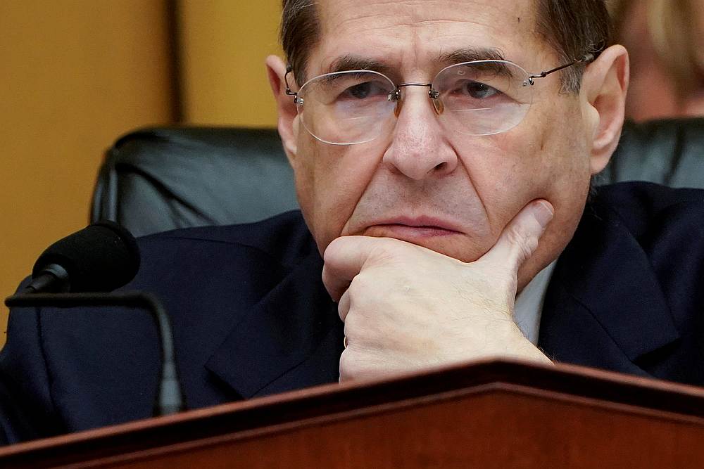 Chairman of the House Judiciary Committee Jerrold Nadler listens to testimony during a hearing on Capitol Hill in Washington March 26, 2019. u00e2u20acu201d Reuters pic 