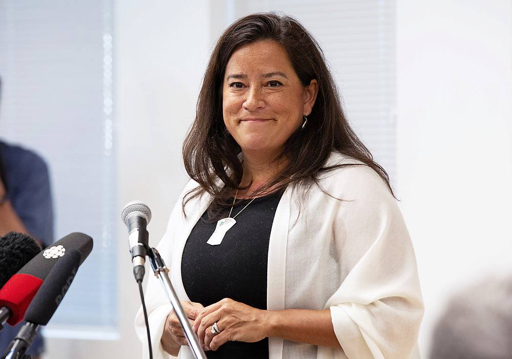 Former Canadian Justice Minister and current Independent MP Jody Wilson-Raybould speaks to supporters during a news conference in Vancouver, British Columbia May 27, 2019. u00e2u20acu201d Reuters pic