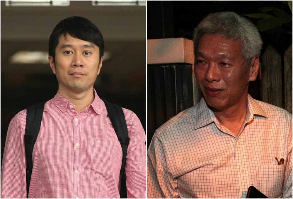 When asked for confirmation whether he had put up Jolovan Whamu00e2u20acu2122s bond, Lee Hsien Yang (right) says 'what reason do you have to doubt it?' u00e2u20acu201d TODAY file photos