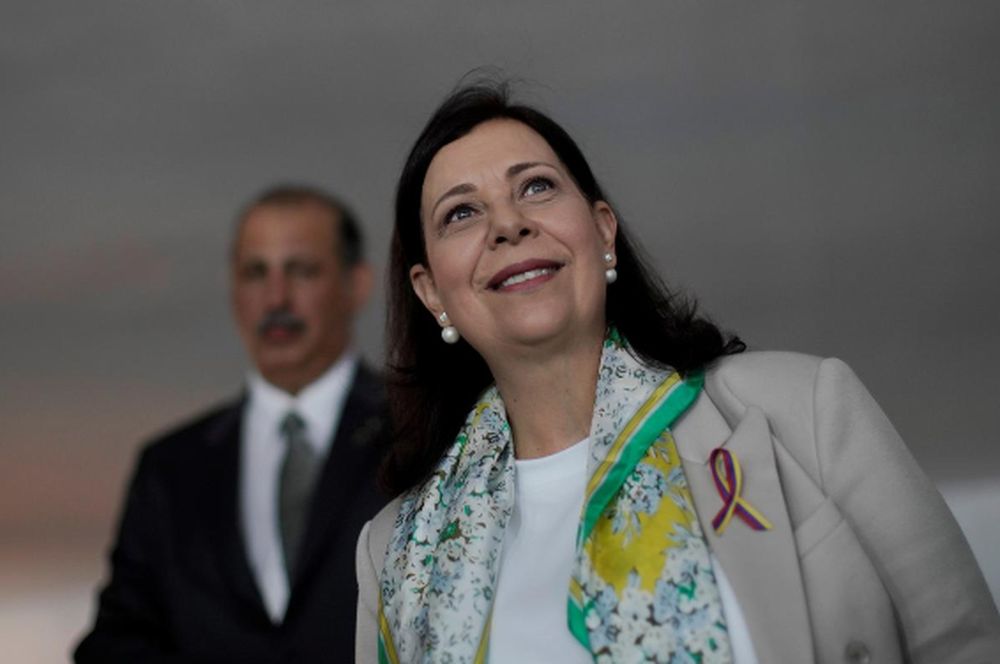 Venezuelan opposition representative Maria Teresa Belandria, who was received as her countryu00e2u20acu2122s official ambassador to Brazil, attends a news conference in Brasilia, Brazil February 11, 2019. u00e2u20acu201d Reuters pic