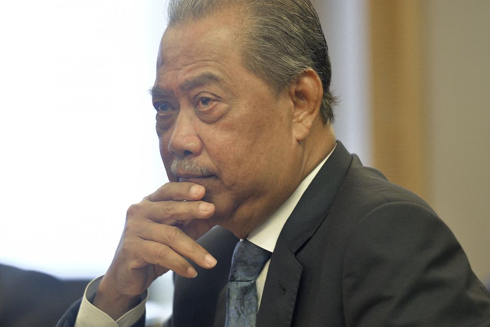 Home Minister Tan Sri Muhyiddin Yassin speaks during a media interview in Putrajaya May 2, 2019. u00e2u20acu201d Picture by Mukhriz Hazimn