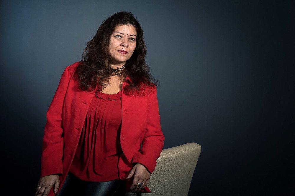 French journalist Sandra Muller poses during a photo session in Paris March 14, 2018. u00e2u20acu201d AFP pic