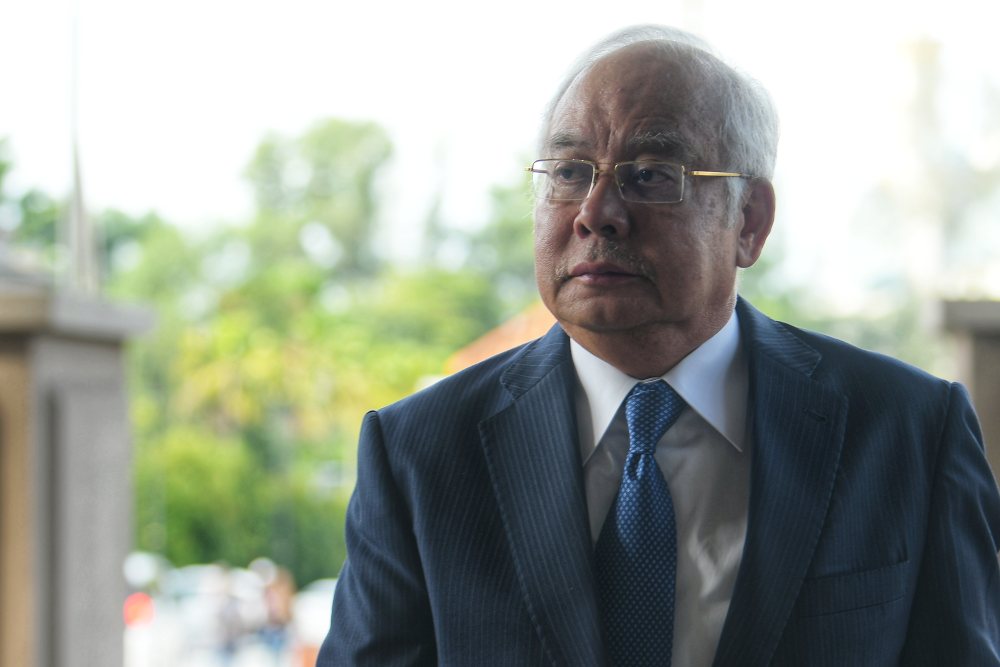 Datuk Seri Najib Razak arrives at the Kuala Lumpur Court Complex, May 17, 2019. u00e2u20acu201d Picture by Shafwan Zaidon