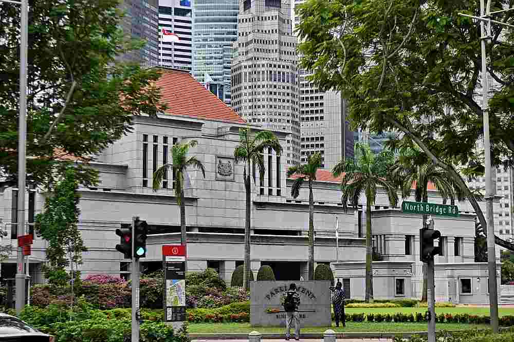 A view of the parliament house in Singapore April 29, 2019. u00e2u20acu201d AFP pic