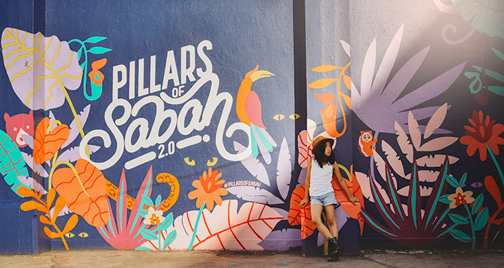 Pillars of Sabah is a great project showcasing the work of local artists.