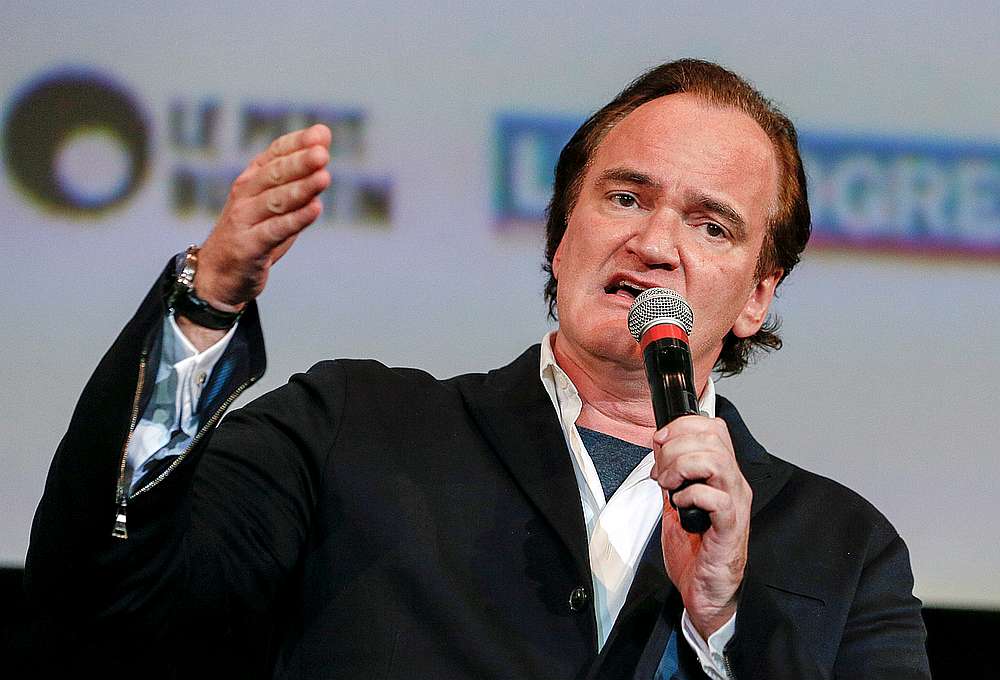 Director Quentin Tarantino speaks at the opening day of the Lumiere Festival in Lyon, France October 8, 2016. u00e2u20acu201d Reuters pic