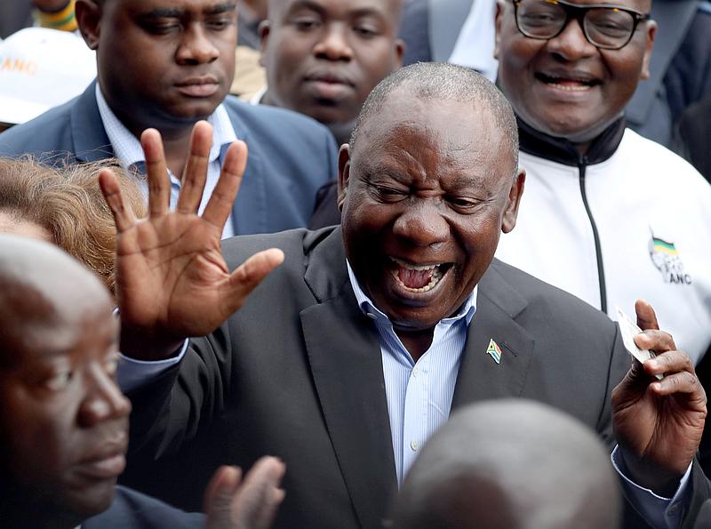 President of South Africa's governing African National Congress, Cyril Ramaphosa, arrives to cast his ballot in Soweto, Johannesburg May 8, 2019. u00e2u20acu201d Reuters pic