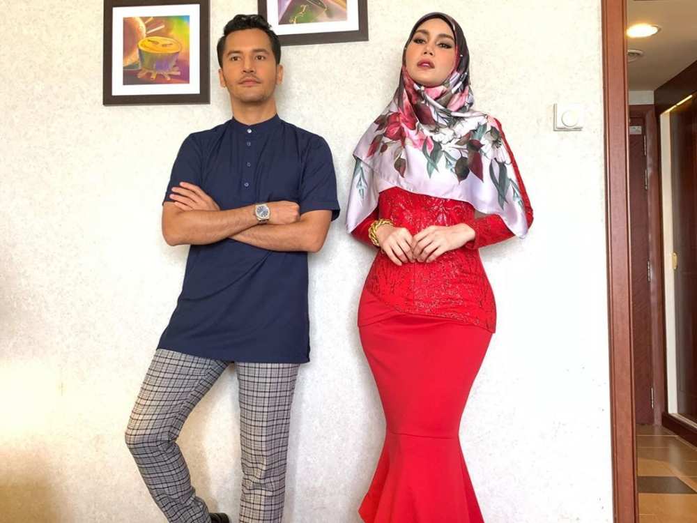 Cosmetics entrepreneurs Nur Sajat Kamaruzzaman (right) and Datuk Seri Aliff Syukri Kamarzaman pictured together in Kota Baru, Kelantan. u00e2u20acu2022 Picture via Instagram/Nur Sajat