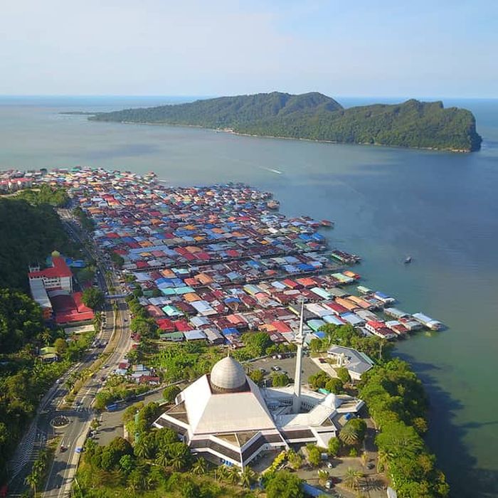 The Kampung Sim Sim water village has among the highest concentration of Muslim Bumiputera voters in Sandakan. — Picture courtesy of Parti Bersatu Sabah