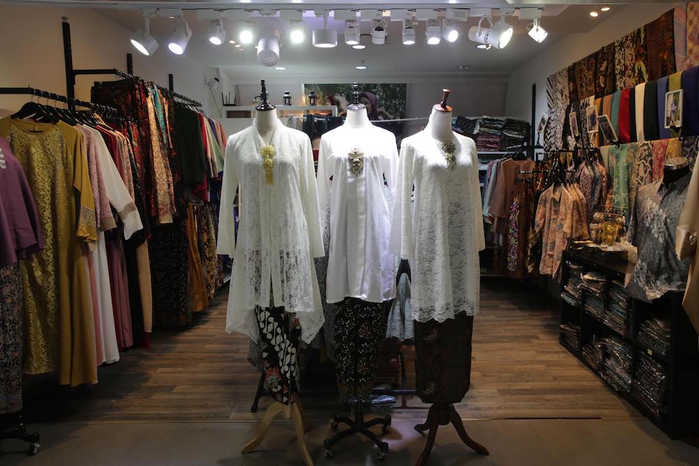 Malay traditional costumes sold at Tanjong Katong Complex. — TODAY pic