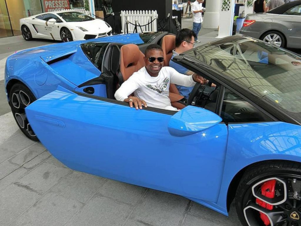 In 2016, Paul Gabriel Amos drove his Lamborghini recklessly on the ECP heading towards Changi Airport. u00e2u20acu201d Paul Gabriel Amos/ Facebook via TODAY