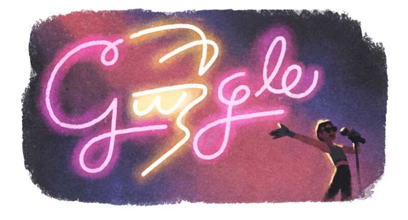 A screenshot of the Google u00e2u20acu02dcdoodleu00e2u20acu2122 celebrating the birthday of the late artist Sudirman Arshad.