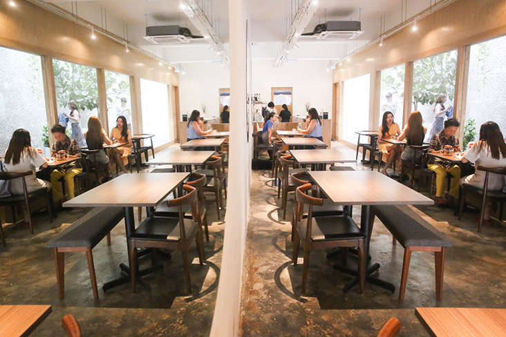 Escape the real world and drop by Tanuki for drinks and cakes.