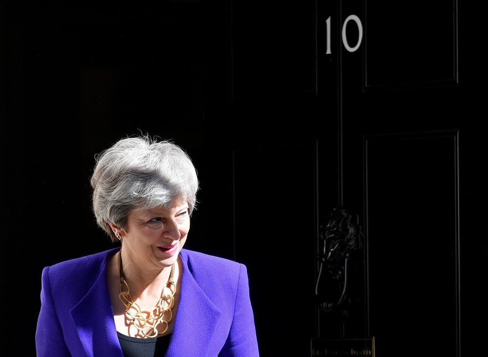 Britainu00e2u20acu2122s Prime Minister Theresa May is seen outside Downing Street in London, May 2, 2019. u00e2u20acu201d Reuters pic