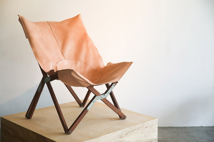 Bespoke creations like this leather chair will be on display.